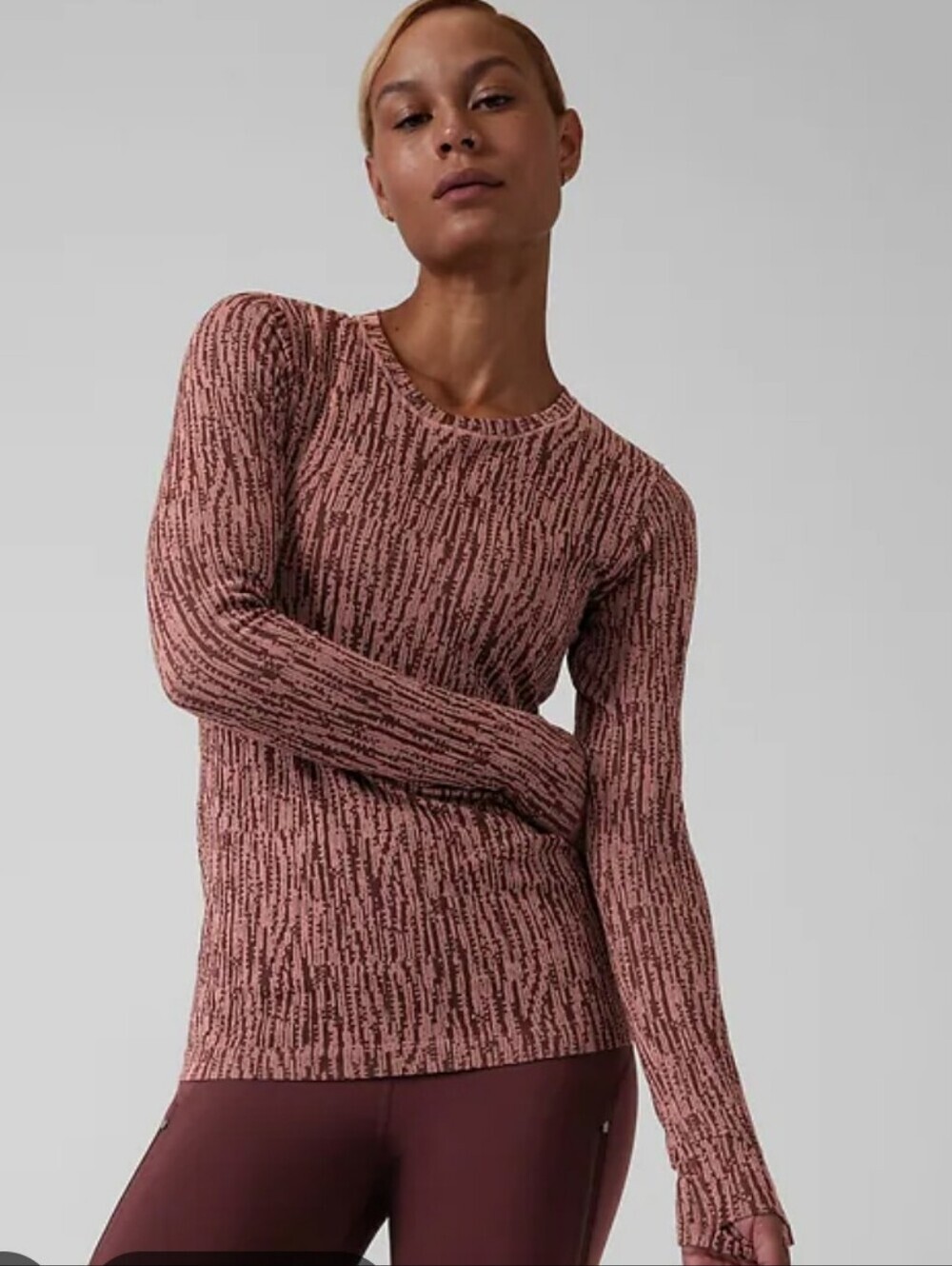 Athleta Flurry Elemental Top Athletic Long Sleeve. XS - Picture 1 of 7